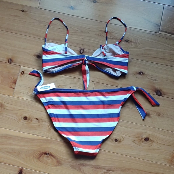 NWT stripe bikini - Picture 2 of 3